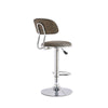 2x Barstools Breakfast Bar Stools Kitchen High Chair Swivel Lift Bistro Brown