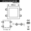 LED Panel Lights 600x600 Flat 1200 x 600 Recessed Ceiling Light Suspended Down