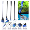 Fish Tank Aquarium Cleaning Kit Glass Brush Fishnet Magnetic Cleaner Tools 5in1