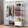 Open Wardrobe Clothes Heavy Duty Rail Rack Hanging Garment Organizer Coat Shelf