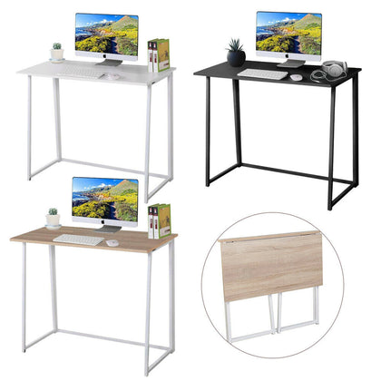 Folding Desk Study Coffee Table Foldable Computer Desk Laptop Office Home UK
