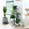 5 Tier Plant Stand Metal Flower Pot Holder Ladder Display Shelf Garden Indoor