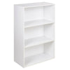 Wide 3 Tier Book Shelf Deep Bookcase Storage Cabinet Display Dining Living Room