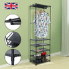 Clothes Coat Rail Garment Dress Hanging Display Stand Shoe Rack Shelf Storage UK