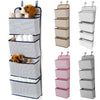 Wall Door Hanging Storage Wardrobe Shelf Bag Holder Organizer Closet Shoe Rack #