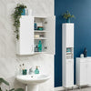 BATHROOM 2 DOOR CUPBOARD HANGING WALL SHELF CABINET STORAGE UNIT