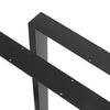 2x Industrial Metal Table Legs Wood Coffee Dining Table PC Desk Feet Table Base