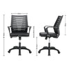 89-98cm Office Chair Mesh Fabric Swivel Desk Chair Home Study Chair with Wheels