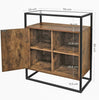 Industrial Style Cabinet Storage Cupboard Slim Unit Small Sideboard Vintage