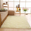 Fluffy Shaggy Rugs Anti-Skid Area Rug Dining Room Carpet Floor Mat Home Bedroom