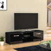 Black TV Unit Cabinet Stand LED Modern Furniture MDF Gloss Matte Entertainment