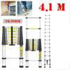 EN131 Heavy Duty Telescopic Ladder Multipurpose Extendable Laders Aluminium 4.1m