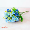 36 Heads Artificial Silk Flowers Bunch Wedding Home Grave Outdoor Bouquet UK