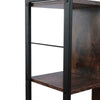Vintage industrial 5 Tier Bookshelf Storage Rack Ladder Shelf Organizer Stand