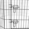 8 Panels Pet Dog Play Pen Puppy Rabbit Playpen Detachable Cage Fence Kennel