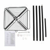 Non-Rust Bathroom Telescopic Corner Shelf Storage 4 Tier Shower Caddy Organiser