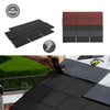 18pcs Felt Roofing Shingles Adhesive Shed Roof Tiles Rectangle/Hexagon/Fishscale