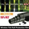 Uncut 76cm x 6M Window Tint Roll 15% VLT Home Office Car Glass Auto Film Tinting