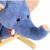Children Kids Wooden Rocking Horse Rocker Elephant Ride On Toy Gift Seat Songs
