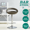 2X Rattan PU Bar Stools Breakfast Bar Chair Kitchen Stool Swivel Barstool