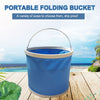 9/11/13 Litre L COLLAPSIBLE FOLDING WATER BUCKET Foldable Camping Car Wash UK