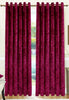 PREMIUM Crushed VELVET Curtains Pair of Eyelet Ring Lined Thermal Black Out Gift
