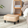PU Leather Footstool Footrest Stool Pouffe Ottoman Footrest Gift for Parents