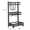 2-3 Tiers Kitchen Spice Rack Kitchen Storage Organizer Bottle Stand Shelf Holder