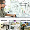 Home Office Computer Desk Study PC Writing Table Workstation Shelf Furniture UK