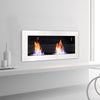 Fireplace 900/1200/1400mm Wide Bio Fireplace Inset Wall Hanging Biofire Glass