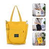 Women Canvas Shoulder Bag Cross body Tote Handbag Top Handle Bag Zipper Large