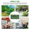 Artificial Hedge Ivy Leaf Garden Fence Roll Privacy Screen Wall Cover Decor New