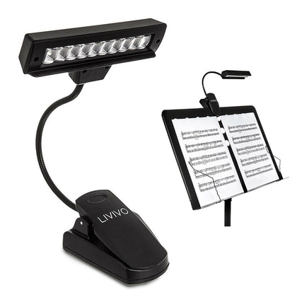 Daylight White LED Flexible USB Reading Light Clip-on Beside Bed Table Desk Lamp