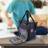 Portable Knitting Tote Bag Wool Crochet Storage Bags Sewing Needles Organizer UK