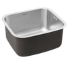 Modern Stainless Steel Kitchen Sink Small Catering Single Bowl w/ Drainer Waste