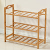 3 Tier Bamboo Shoe Rack 3 Tier Bamboo Stand Shoe Organiser Storage Shelf Unit