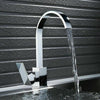 Modern Waterfall Kitchen Mixer Tap Spray Chrome Hot & Cold Bath Sink Faucet Taps