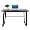Retro Computer Desk PC Laptop Table Home Office Study Workstation MDF & Metal