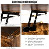 110cm Lift Top Coffee Table Modern Wooden Lift Top Dining Table Hidden Storage