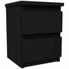 Bedside Cabinet Table Nightstand 30 x 30 x 40cm 2 Drawers Modern Design