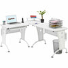 Large Corner Computer Desk with Keyboard Shelf Home Office Piranha Unicorn PC21s