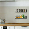4PCS Hanging Kitchen Shelf Spice Rack Shelf Wall-Mounted Kitchen Cupboard Doors