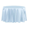 120" Inch Round Satin Tablecloth Wedding Party Table Cover Cloth Decor Baby