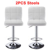 1/2pcs Faux Leather Bar Stools Breakfast Kitchen Chair Chrome Swivel Bar Stools