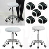 Round/Saddle 360°Rotation Adjustable Stool Facial Massage Spa Salon Chair