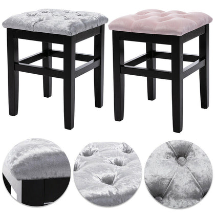 Vanity Dressing Table Stool Soft Wood Makeup Chair Vanity Stool Piano Stool Seat