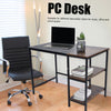 PC Computer Desk Writing Table Office Home Workstation Wooden & Metal LVE-UK