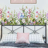 DIY Tropical Leaves Wall Sticker Butterfly Flower Plant Decal Living Room Home