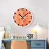 Wall Clock Illuminated / Solid Numerals Silent Retro Chic Decor 12-13inch Clocks