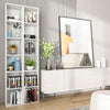 Cube 6 Tier Tall Wood Bookcase Shelf Shelving Display Storage Unit 180cm